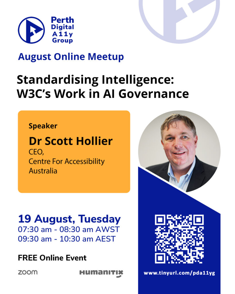 Poster announcing Dr. Scott's talk on 19 August 2025