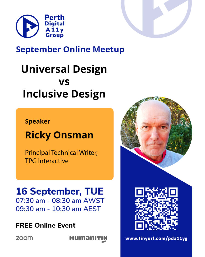 Poster announcing Ricky's talk on 16 September 2025