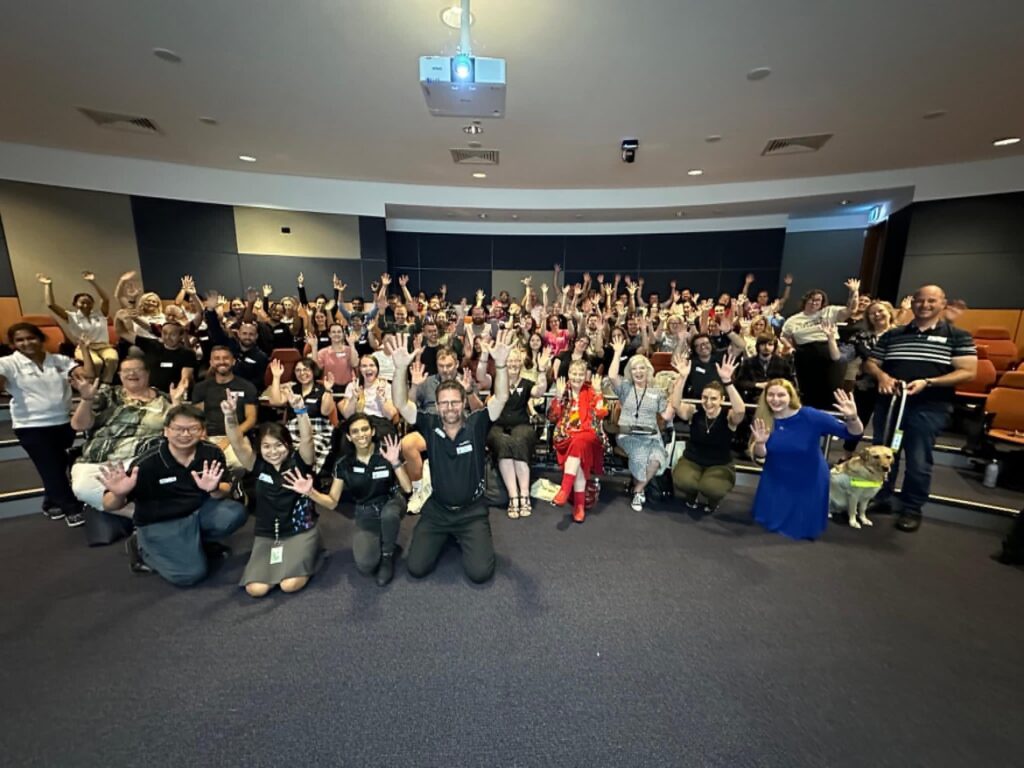 Group photo of audience attending conference