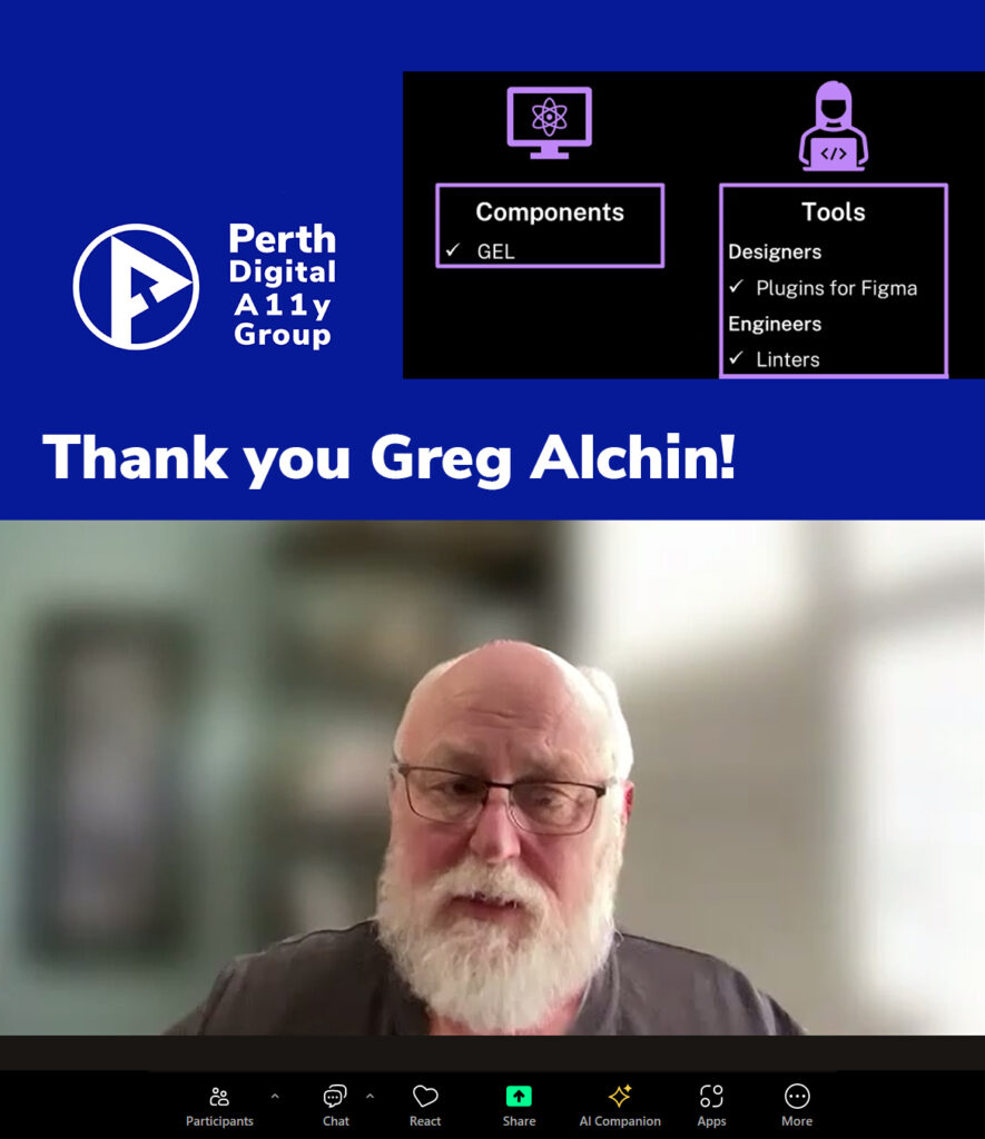 Thank you poster for Greg Alchin