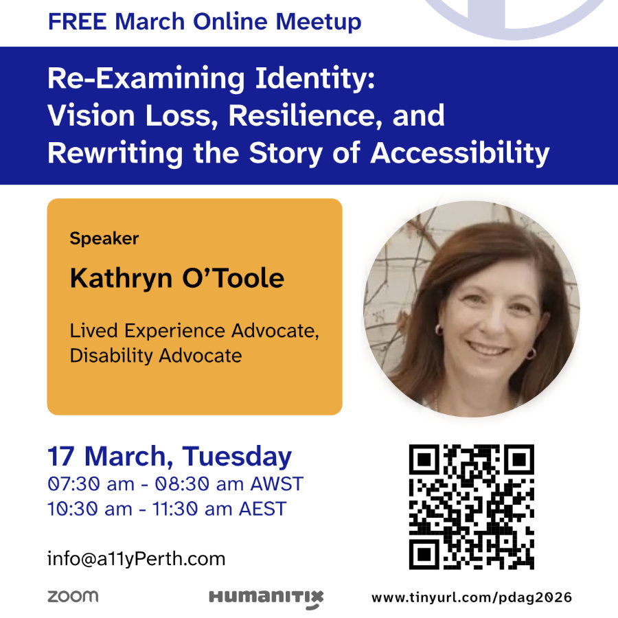 Poster announcing Kathryn O'Toole's session on 17th March 2026