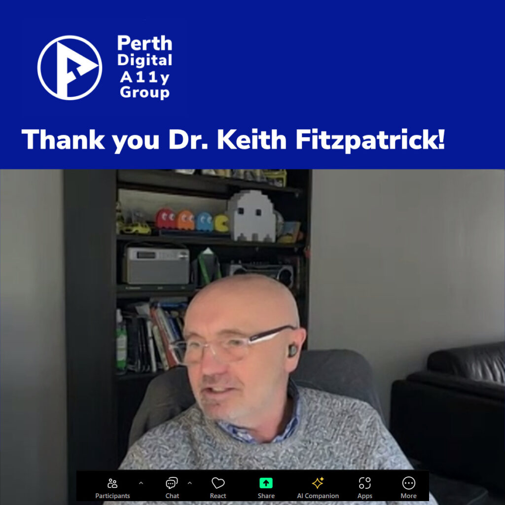 Thank you poster for Dr. Keith